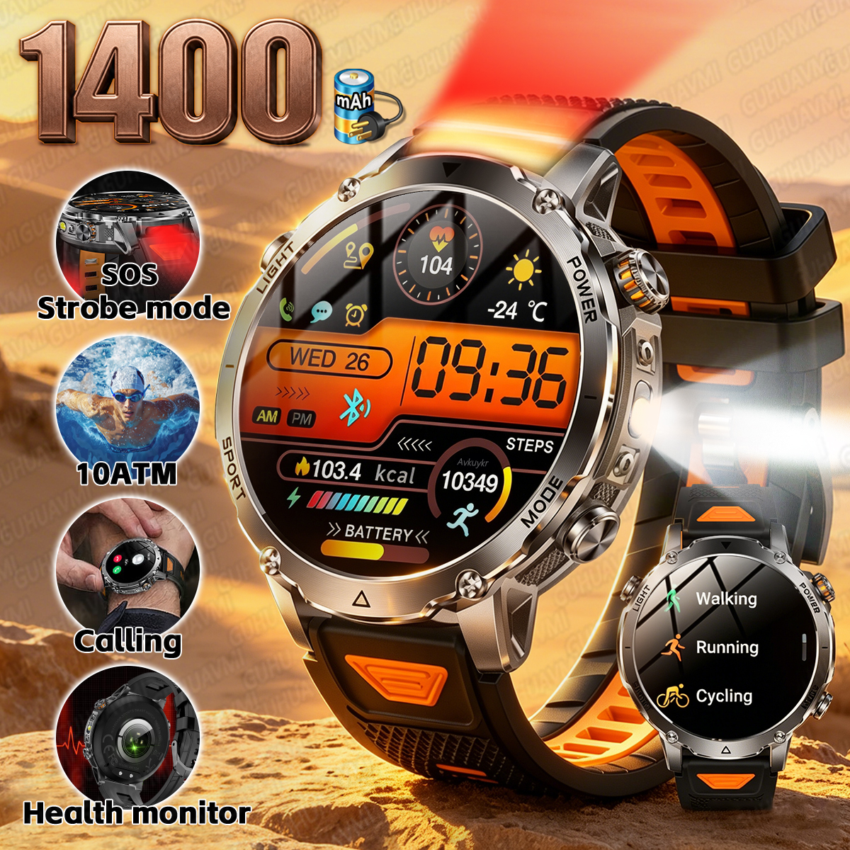 Outdoor Power Lead - 2026New Outdoor Military Shining Flashlight Sports