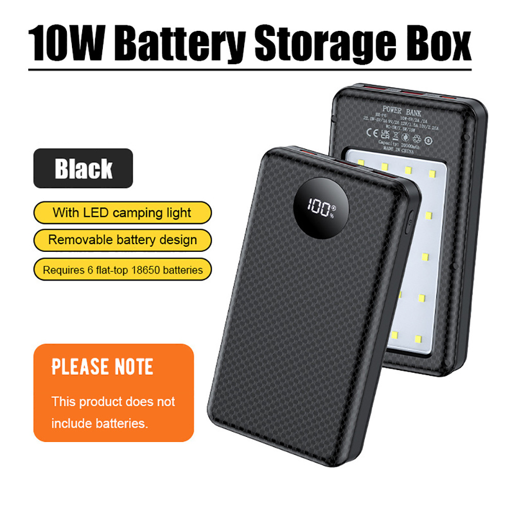Outdoor Power Kit - Portable 18650 Battery Storage Box DIY