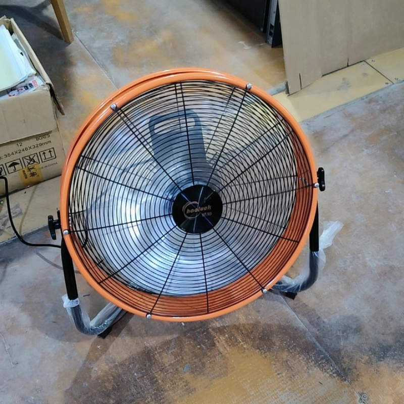Outdoor Power Pedestal - 20 Inch Fans Industrial Drum Fan