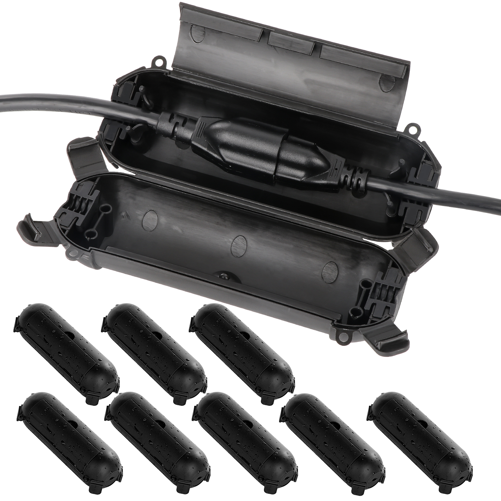 Extension Cord Outdoor - Flemoon 9PCS Outdoor Extension Cord Safety