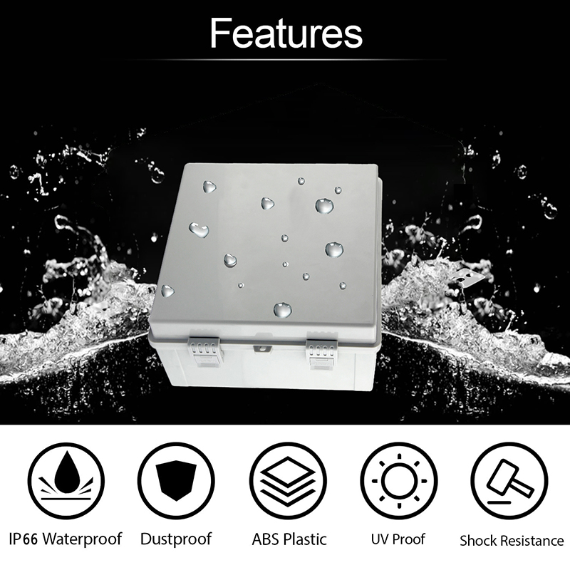 Ip66 Abs Pc Hinged Plastic Enc – Outdoor Power Outlet Box recenzja i cena