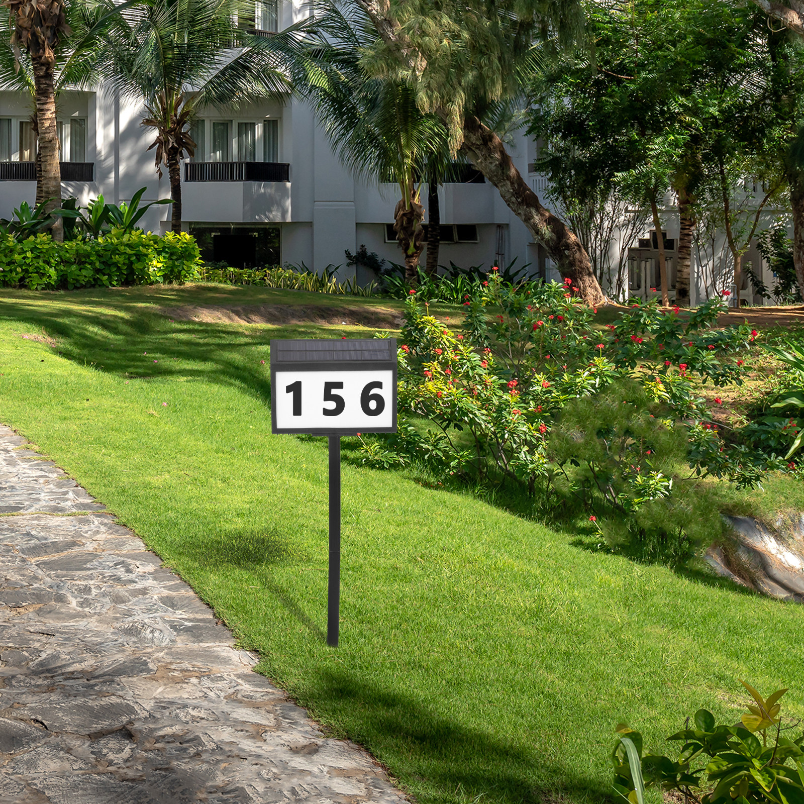1 set 1 Set Led Solar Powered  – Outdoor Power Number recenzja i cena