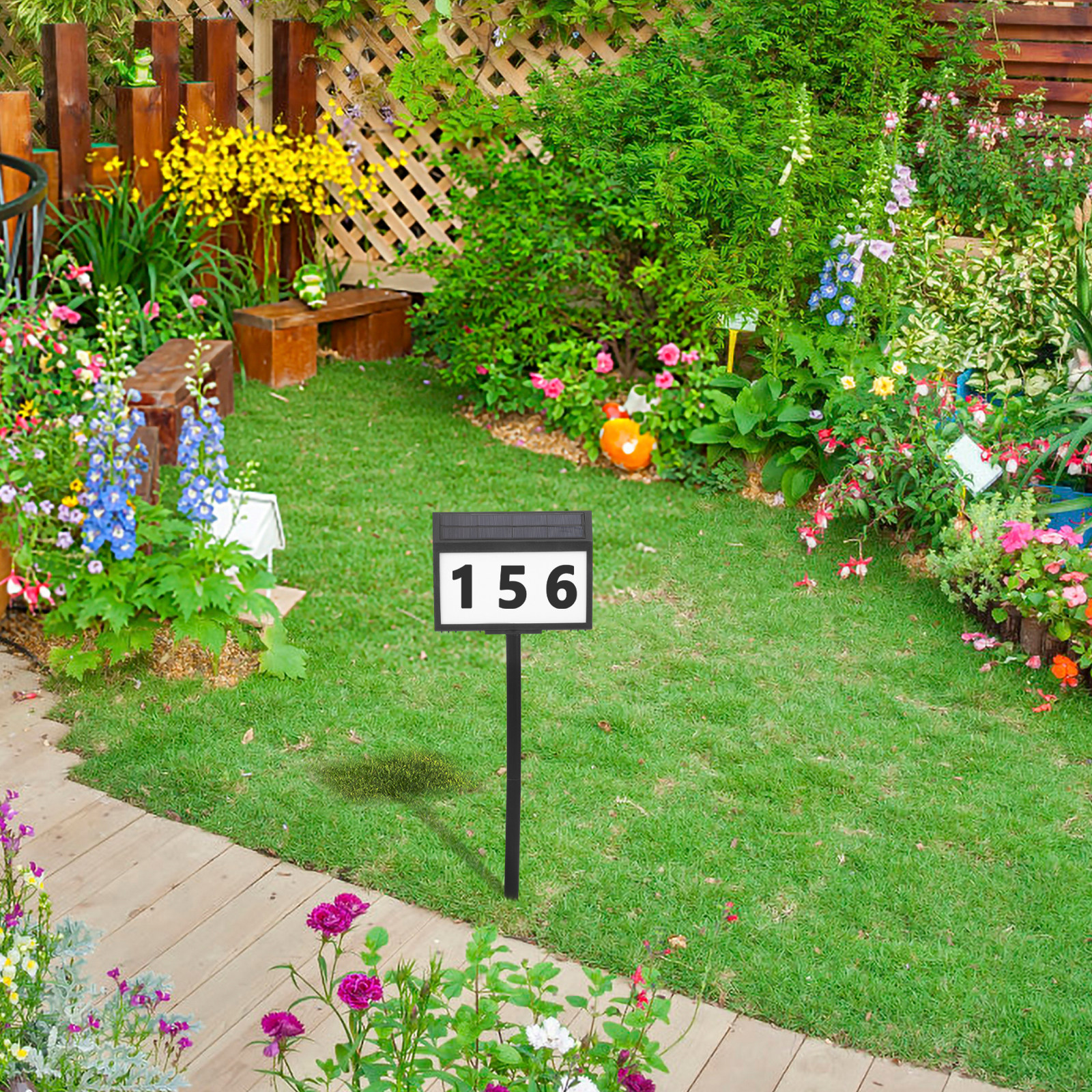 1 set 1 Set Led Solar Powered  – Outdoor Power Number recenzja i cena