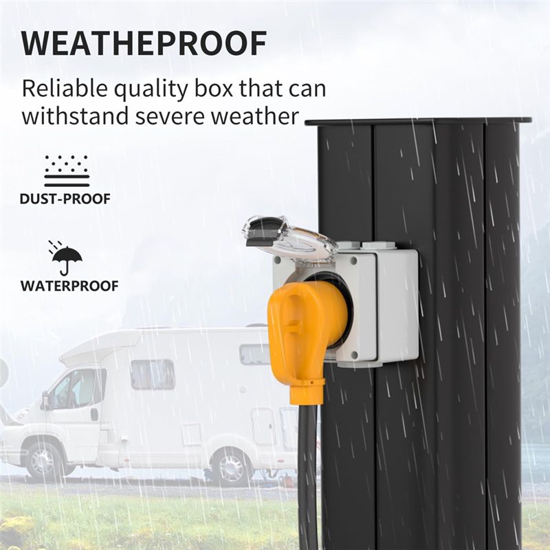 A05E-30Amp Power Outlet Box,12 – Outdoor Power Receptacle Box recenzja i cena