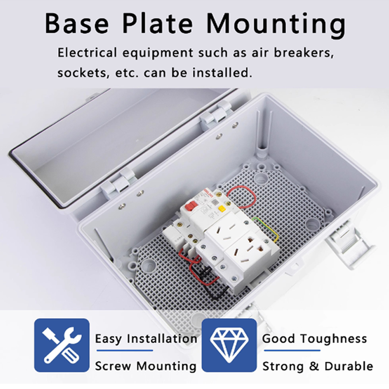 IP66 Gray/Transparent Electron – Outdoor Power Outlet Box recenzja i cena