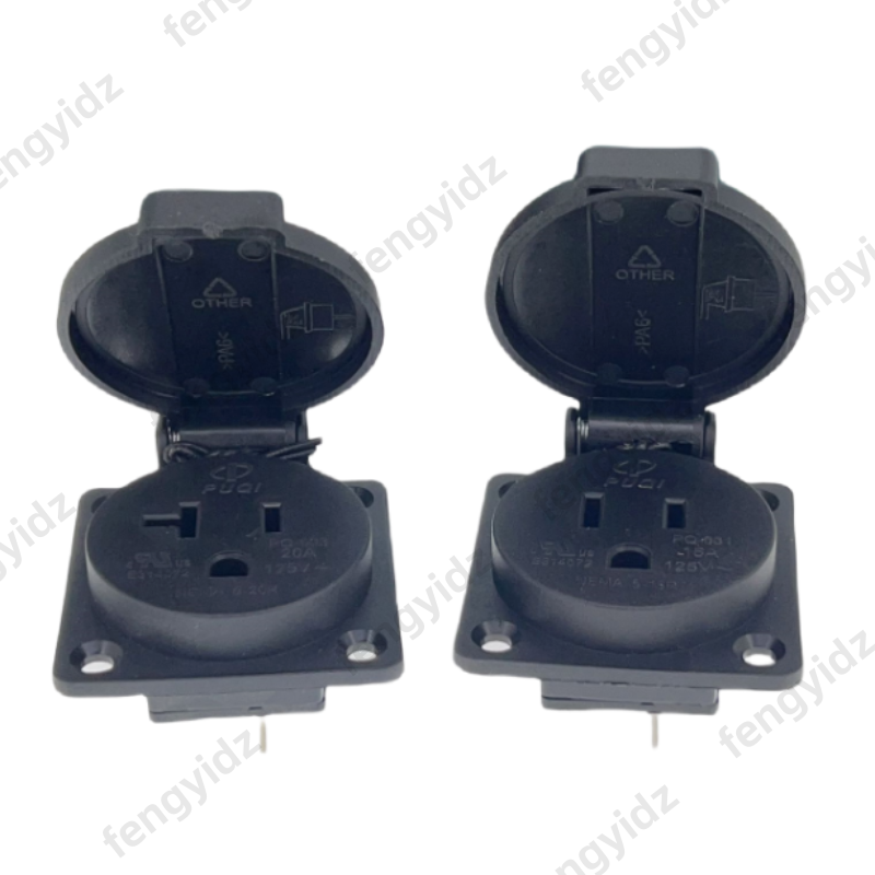 Black 125V 15A 20A IP44 CE Ame – Outdoor Power Receptacle recenzja i cena