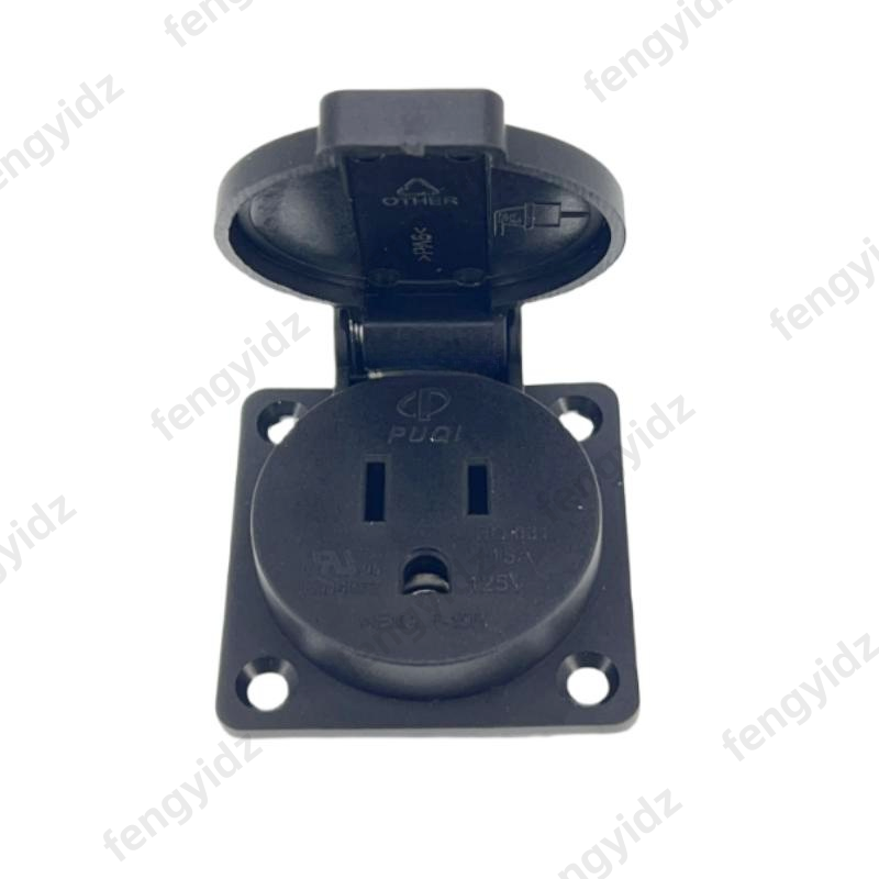 Black 125V 15A 20A IP44 CE Ame – Outdoor Power Receptacle recenzja i cena