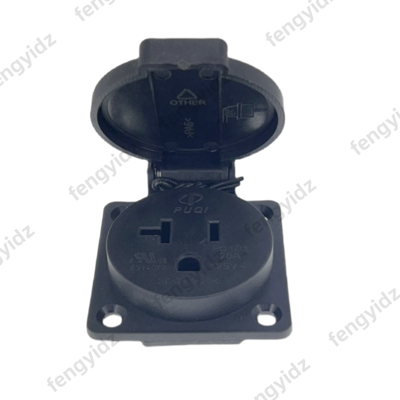Black 125V 15A 20A IP44 CE Ame – Outdoor Power Receptacle recenzja i cena
