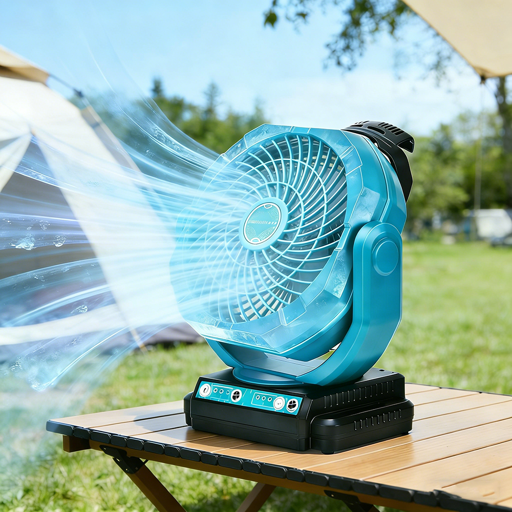 Camping Fan Rechargeable, Batt – Outdoor Power Pedestal recenzja i cena