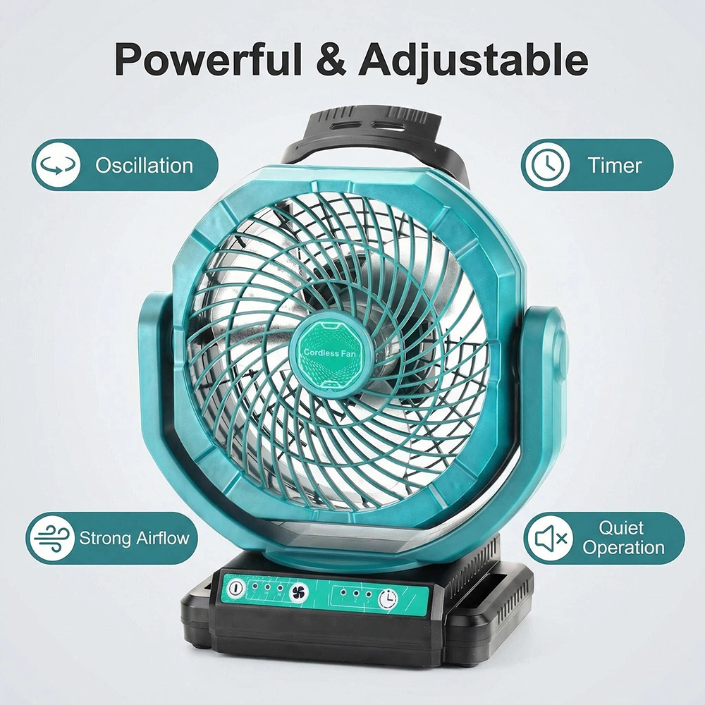 Camping Fan Rechargeable, Batt – Outdoor Power Pedestal recenzja i cena