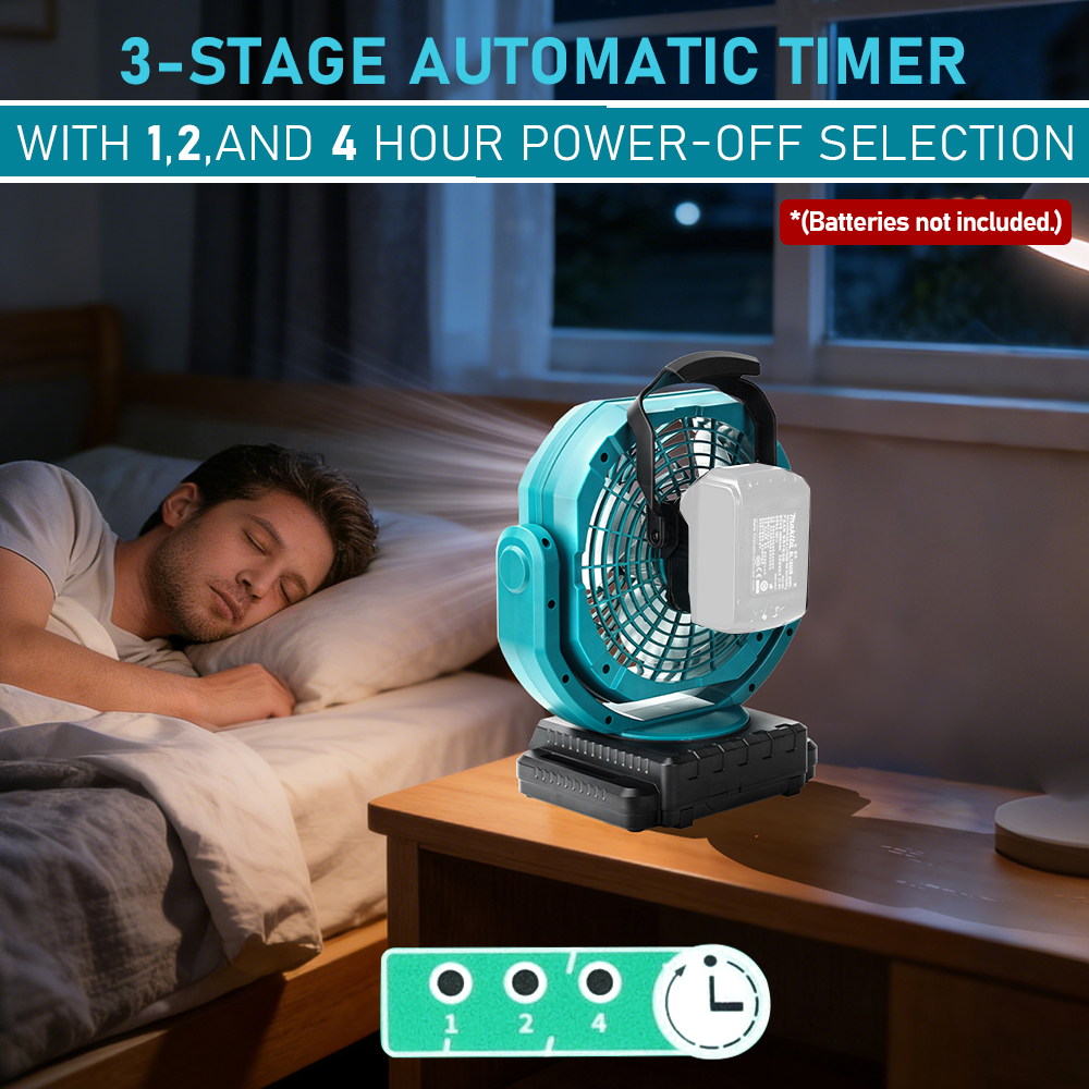 Camping Fan Rechargeable, Batt – Outdoor Power Pedestal recenzja i cena