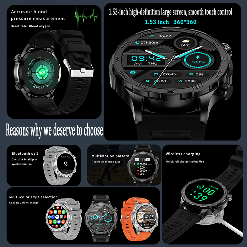 New GPS Track Smart Watch Men  – Outdoor Power Lead recenzja i cena