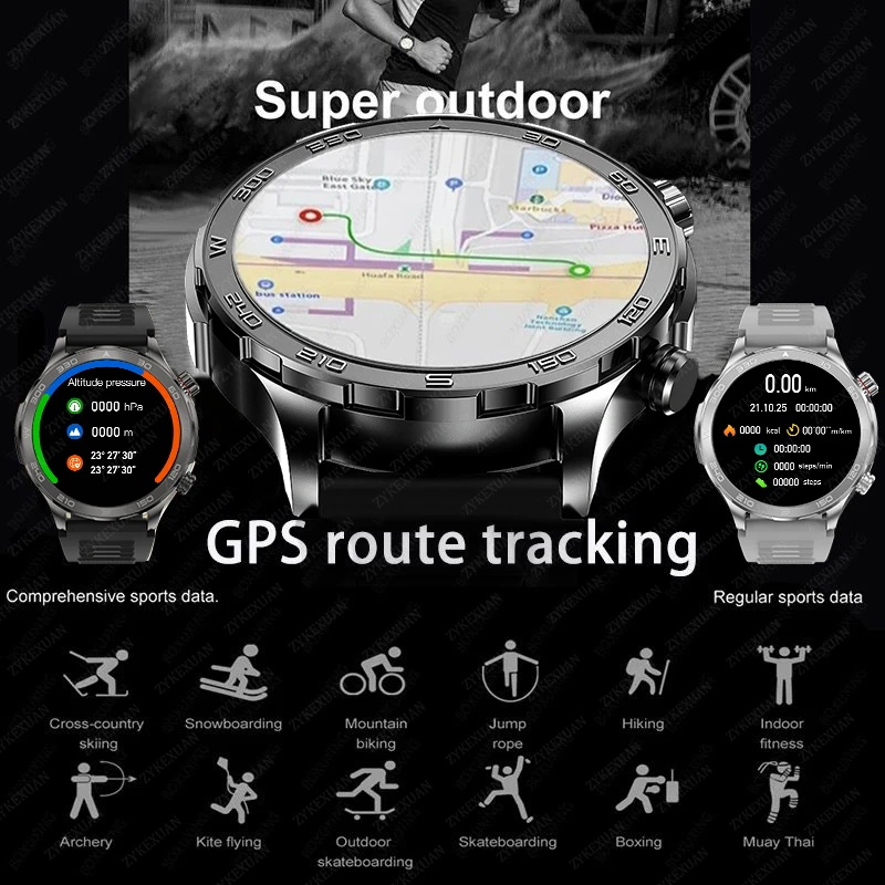 New GPS Track Smart Watch Men  – Outdoor Power Lead recenzja i cena