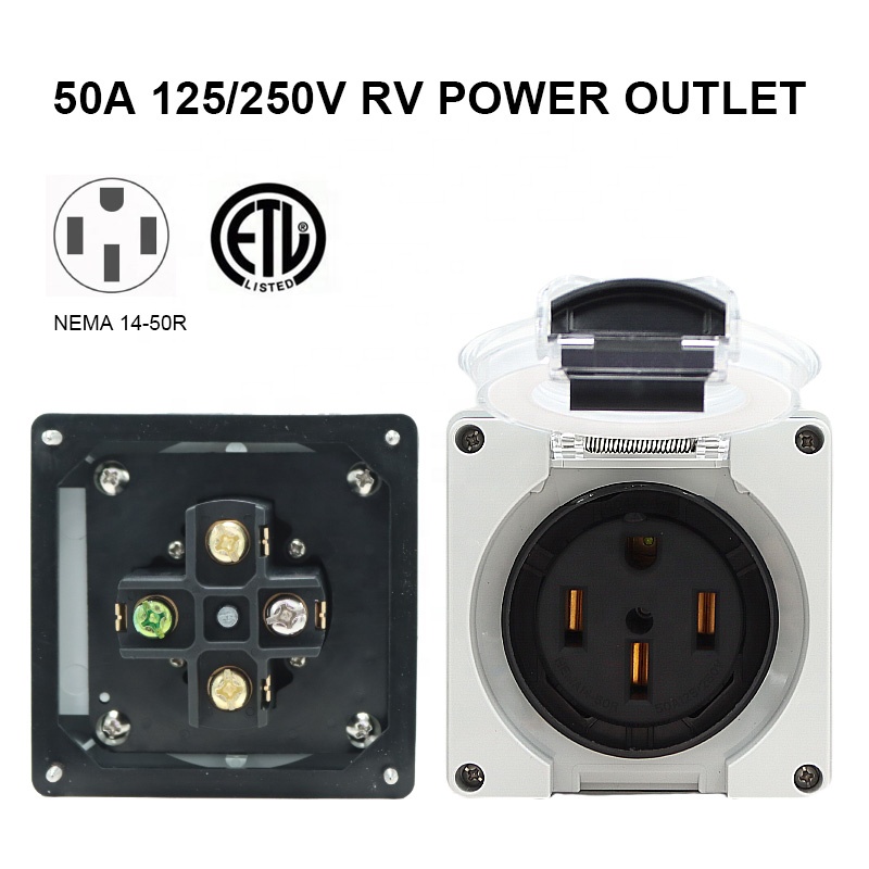 50 Amp Generator RV Power Inle – Outdoor Power Receptacle Box recenzja i cena