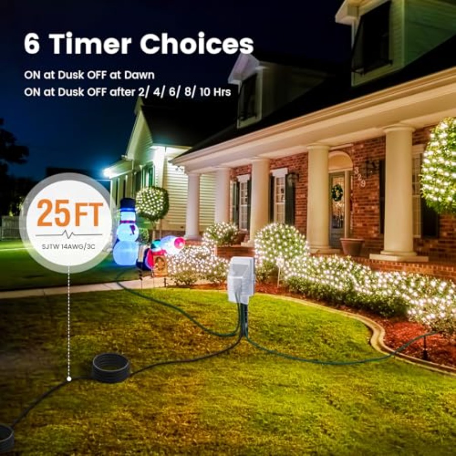 Outdoor Power Stake Dusk to Da – Extension Cord Outdoor recenzja i cena