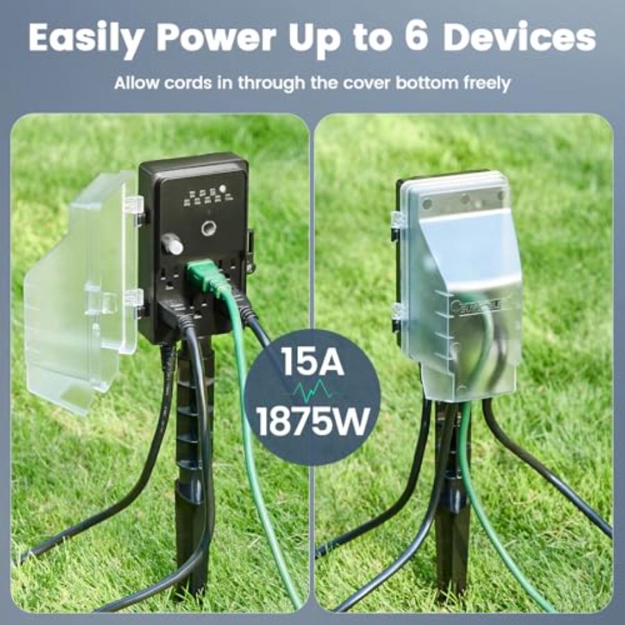 Outdoor Power Stake Dusk to Da – Extension Cord Outdoor recenzja i cena