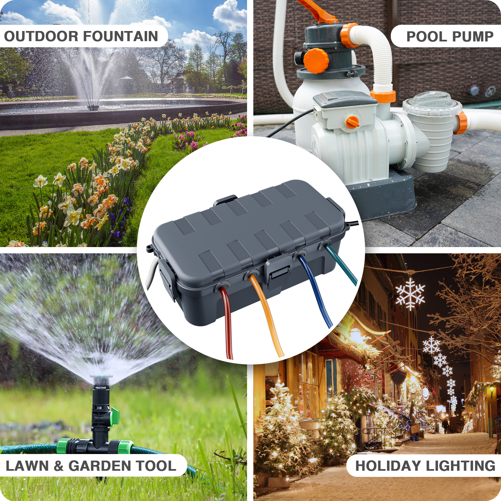 Outdoor Electrical Box Waterpr – Extension Cord Outdoor recenzja i cena