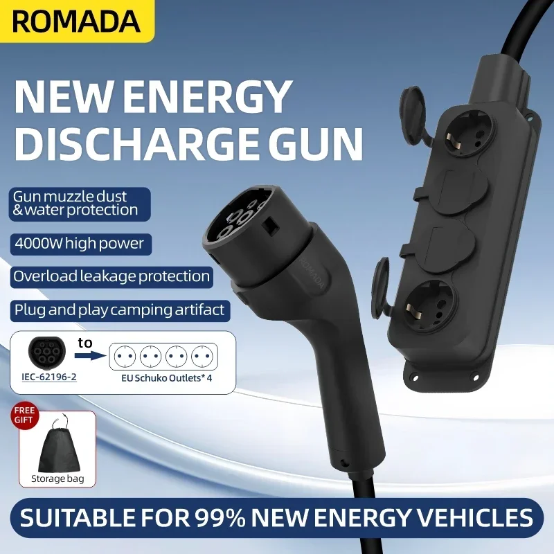 Portable 16A 4KW Electric Car  – Outdoor Power Lead recenzja i cena