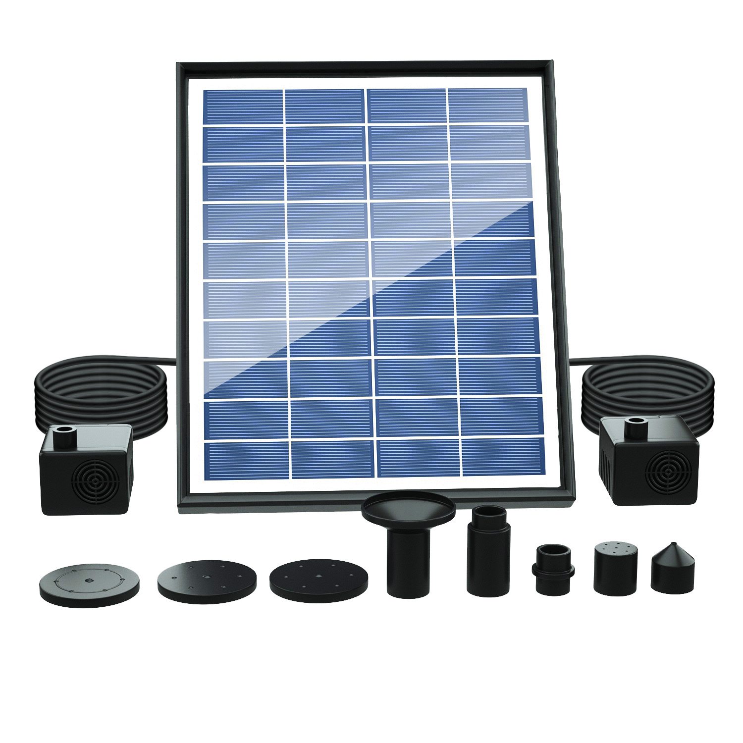 Solar Fountain, Solar Powered  – Outdoor Power Kit recenzja i cena