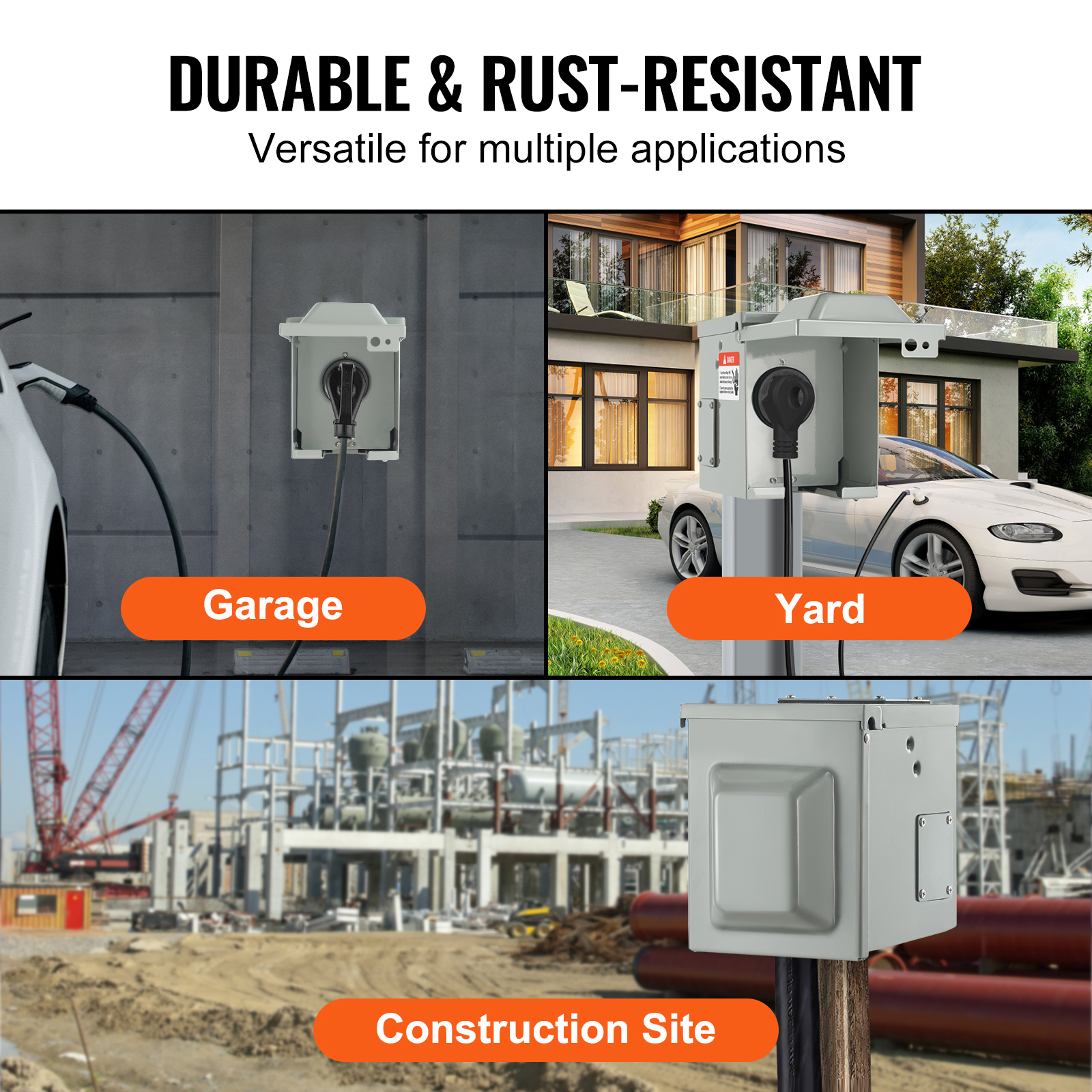 30 Amp RV Power Outlet Box, 12 – Outdoor Power Receptacle Box recenzja i cena