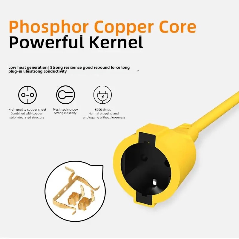 16A EU Schuko Power Strip 4KW  – Extension Cord Outdoor recenzja i cena