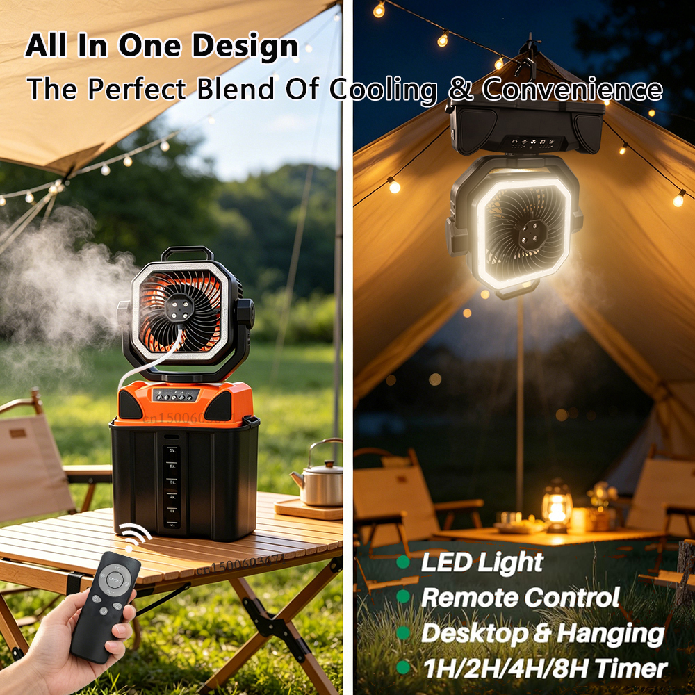 Portable Camping Fan 20000mAh  – Outdoor Power Pedestal recenzja i cena