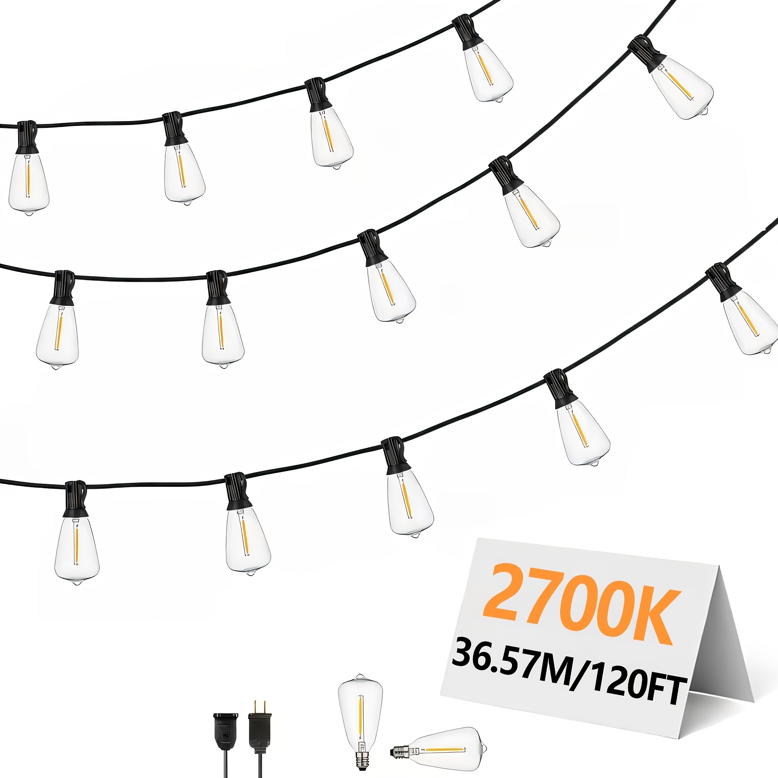 ST38 High-Voltage String Light – Outdoor Power Vac recenzja i cena