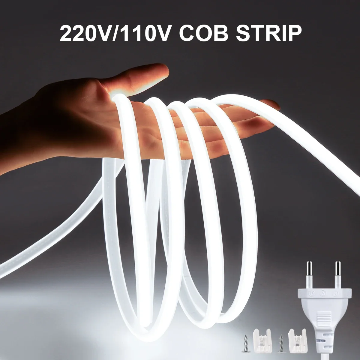1M-35M 220V 110V COB LED Strip – Outdoor Power Vac recenzja i cena