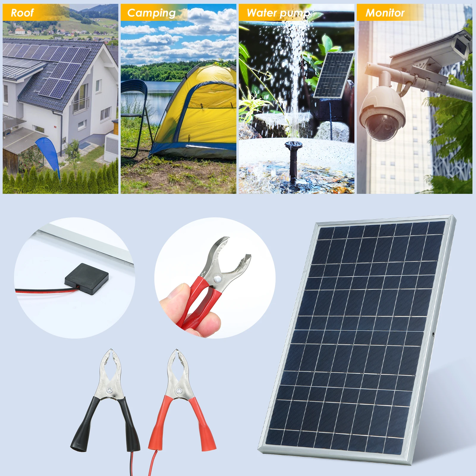 600W 12V Complete Solar Panel  – Outdoor Power Kit recenzja i cena