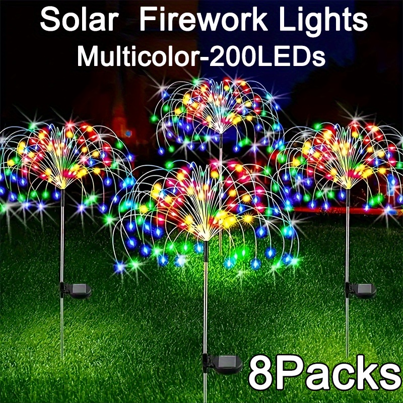8-Mode Solar Firework Lights w – Outdoor Power Vac recenzja i cena