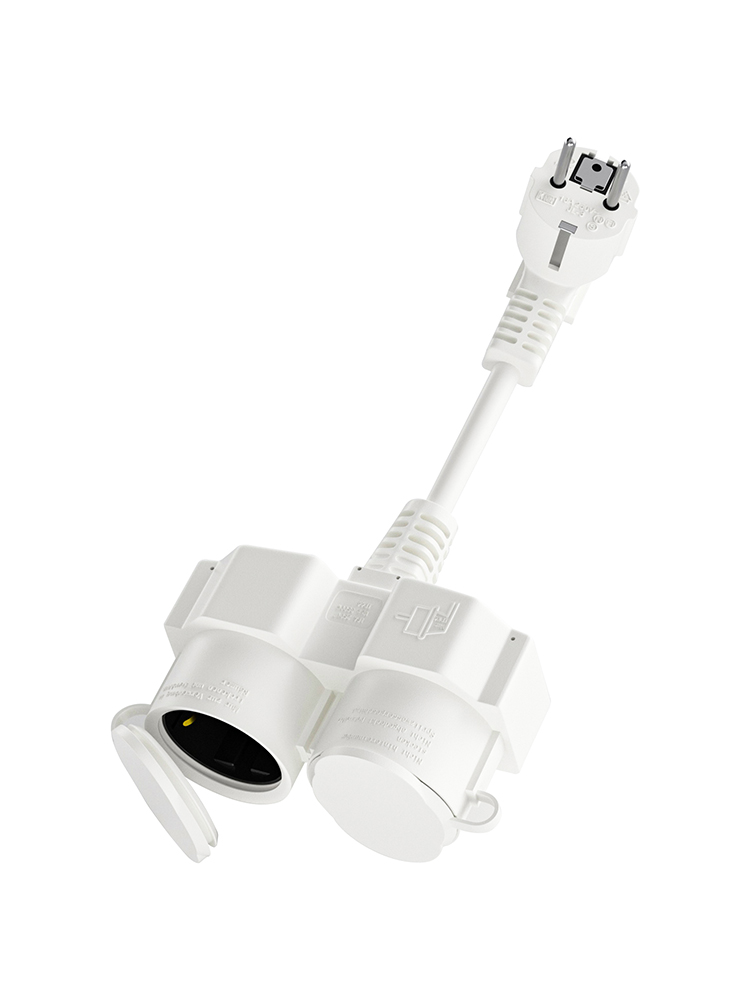 EU Extension Cable with 2 Schu – Outdoor Power Vac recenzja i cena