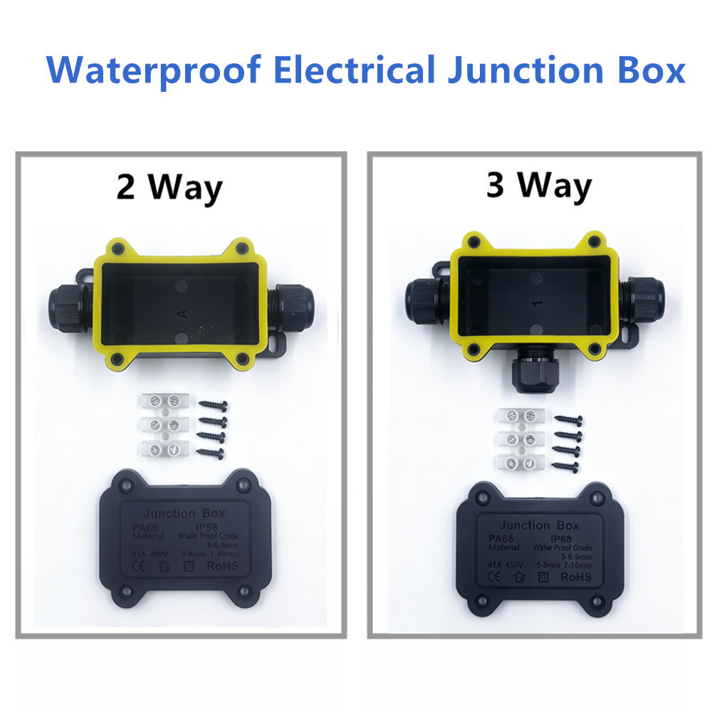 IP68 Waterproof Junction Box 2 – Outdoor Power Outlet Box recenzja i cena