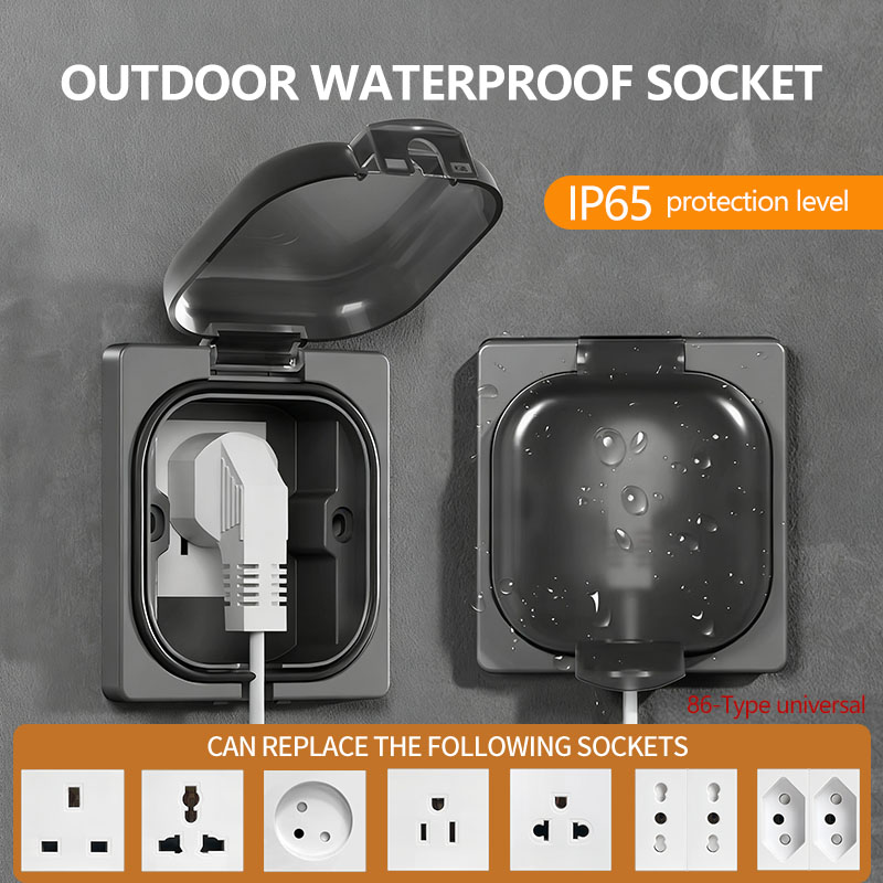 IP65 Waterproof Outdoor Socket – Outdoor Power Receptacle recenzja i cena