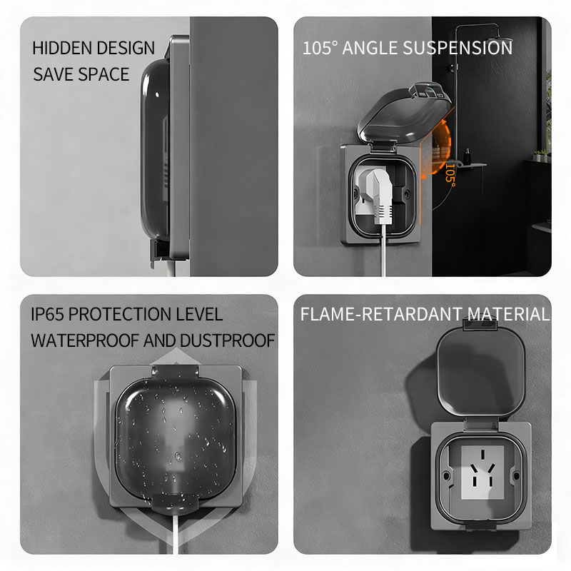 IP65 Waterproof Outdoor Socket – Outdoor Power Receptacle recenzja i cena