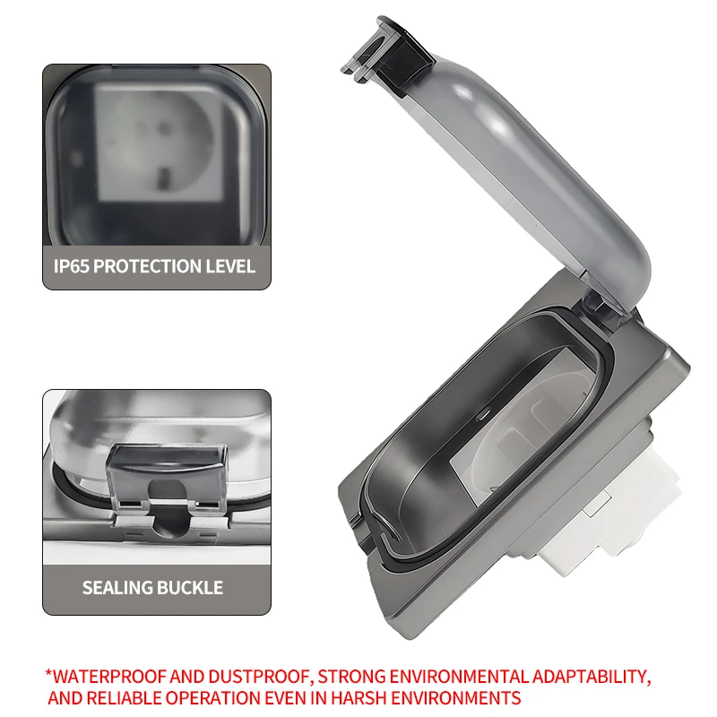 IP65 Waterproof Outdoor Socket – Outdoor Power Receptacle recenzja i cena