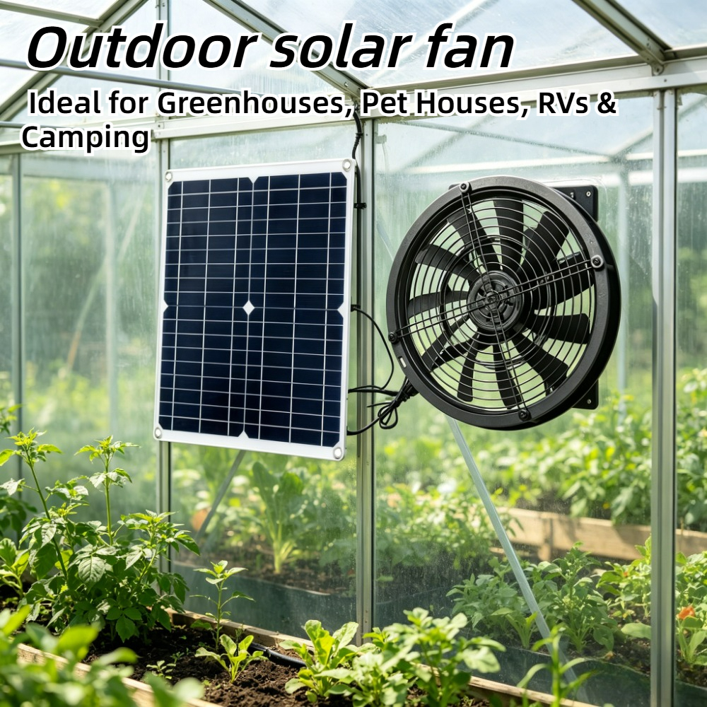15W 25W NEW Solar Powered Exha – Outdoor Power Kit recenzja i cena