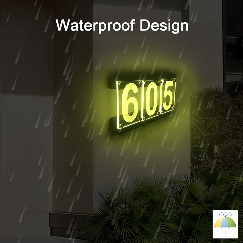 Solar Powered RGB Color House  – Outdoor Power Number recenzja i cena