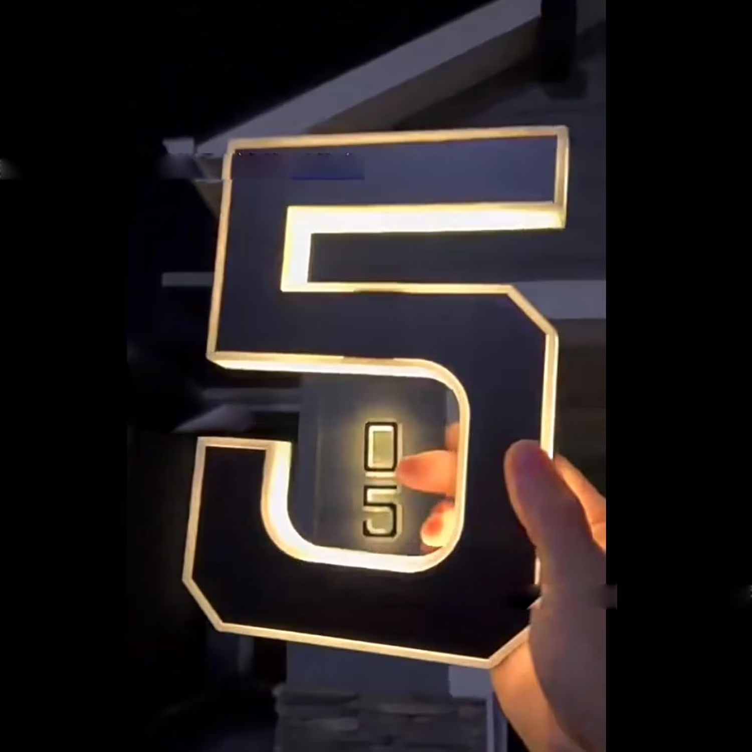 Solar LED House Number Sign Wa – Outdoor Power Number recenzja i cena