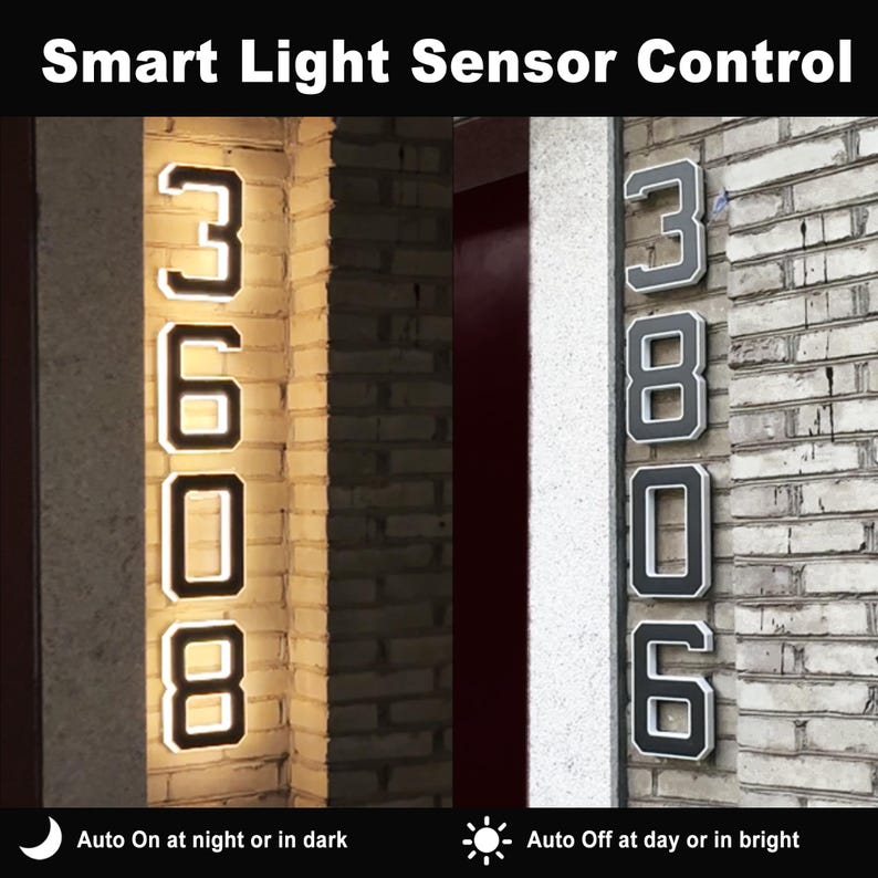Solar LED House Number Sign Wa – Outdoor Power Number recenzja i cena