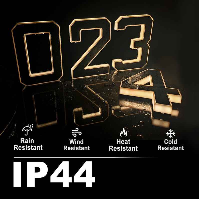Solar LED House Number Sign Wa – Outdoor Power Number recenzja i cena