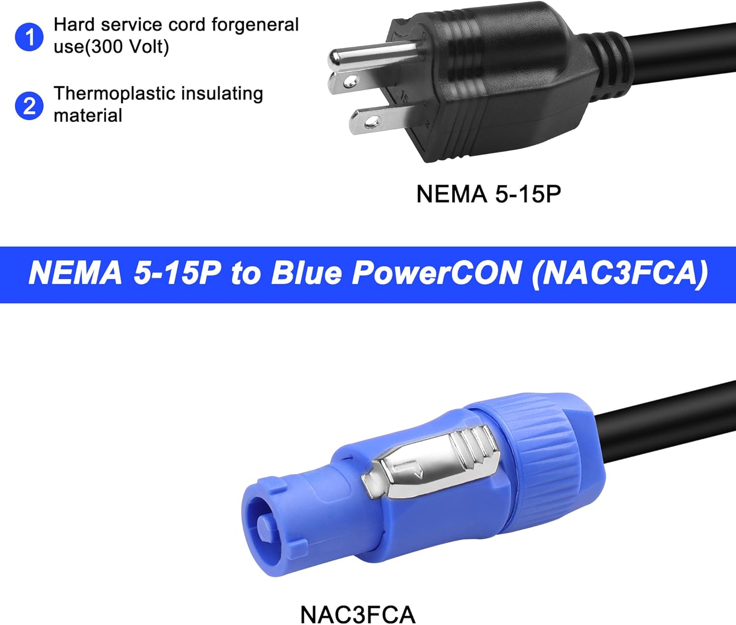 3-Prong NEMA 5-15P to PowerCON – Outdoor Power Vac recenzja i cena