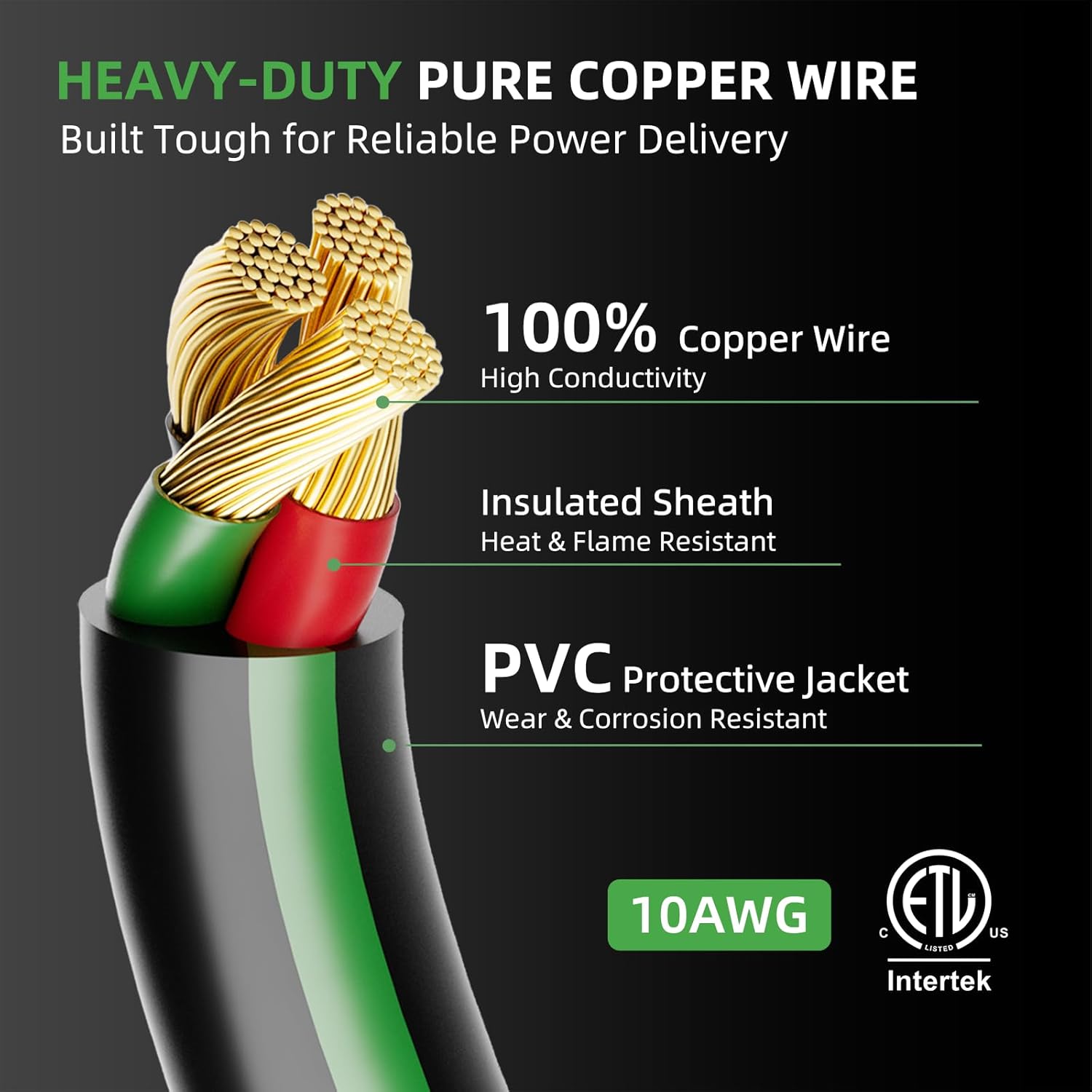 100FT 10/3 Outdoor Extension C – Extension Cord Outdoor recenzja i cena