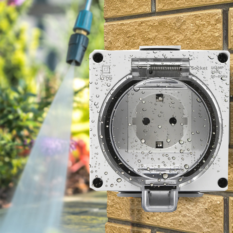 IP66 waterproof power receptac – Outdoor Power Receptacle recenzja i cena