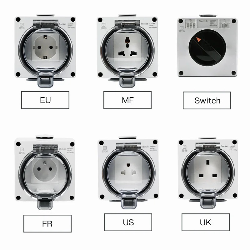 IP66 waterproof power receptac – Outdoor Power Receptacle recenzja i cena