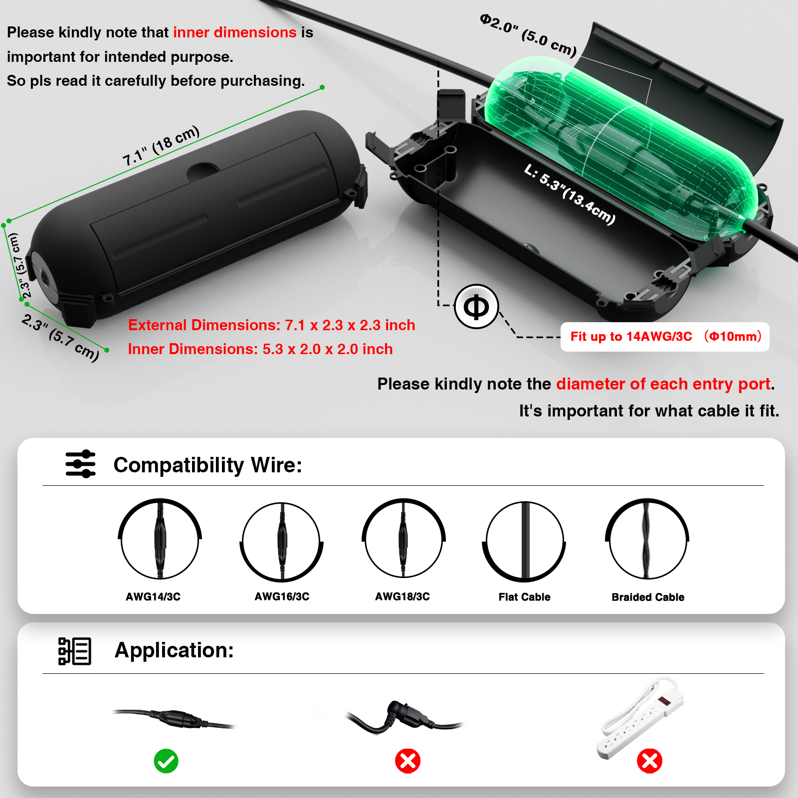 Flemoon 9PCS Outdoor Extension – Extension Cord Outdoor recenzja i cena