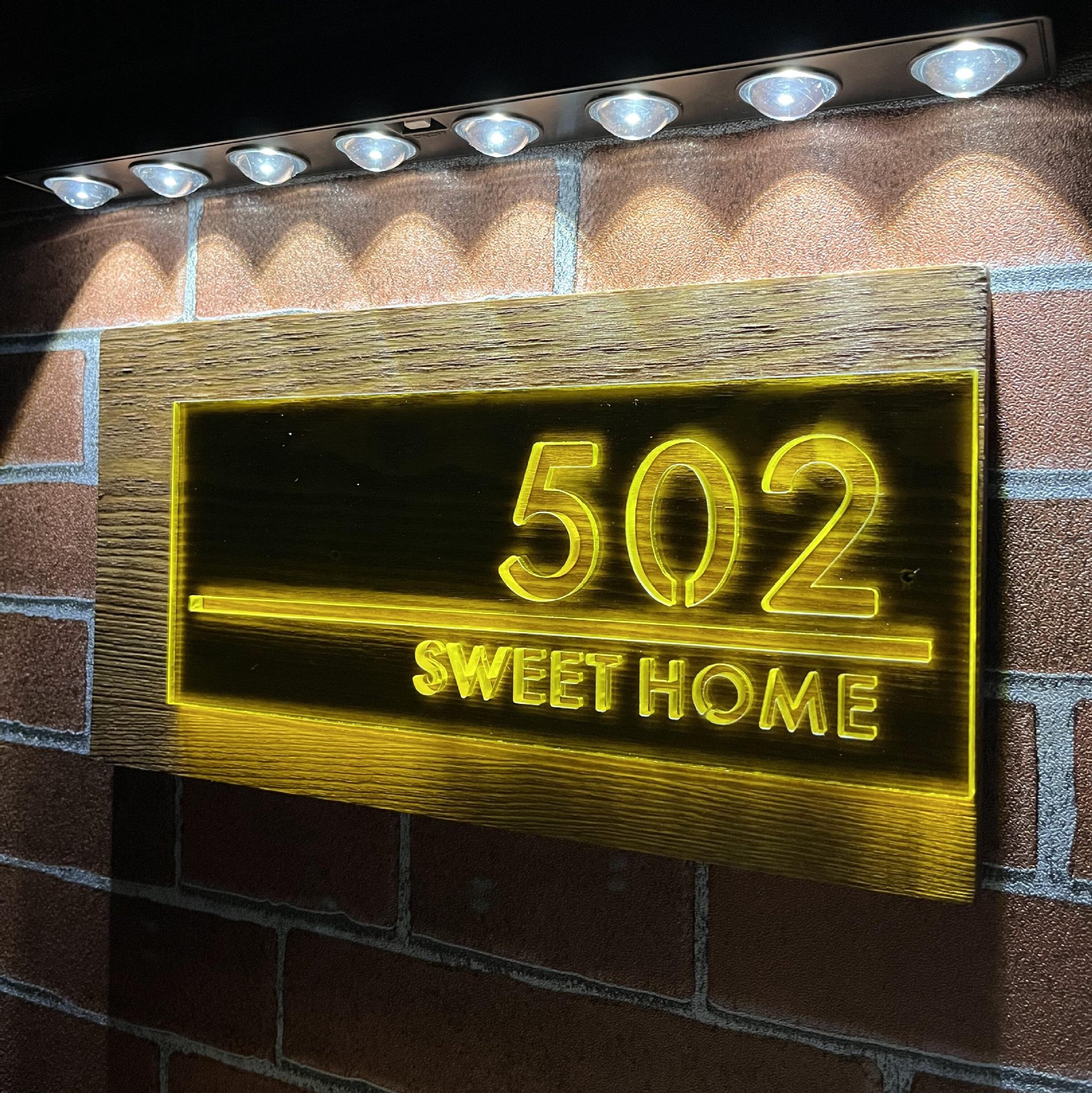 Custom Wooden Solar Powered Ad – Outdoor Power Number recenzja i cena