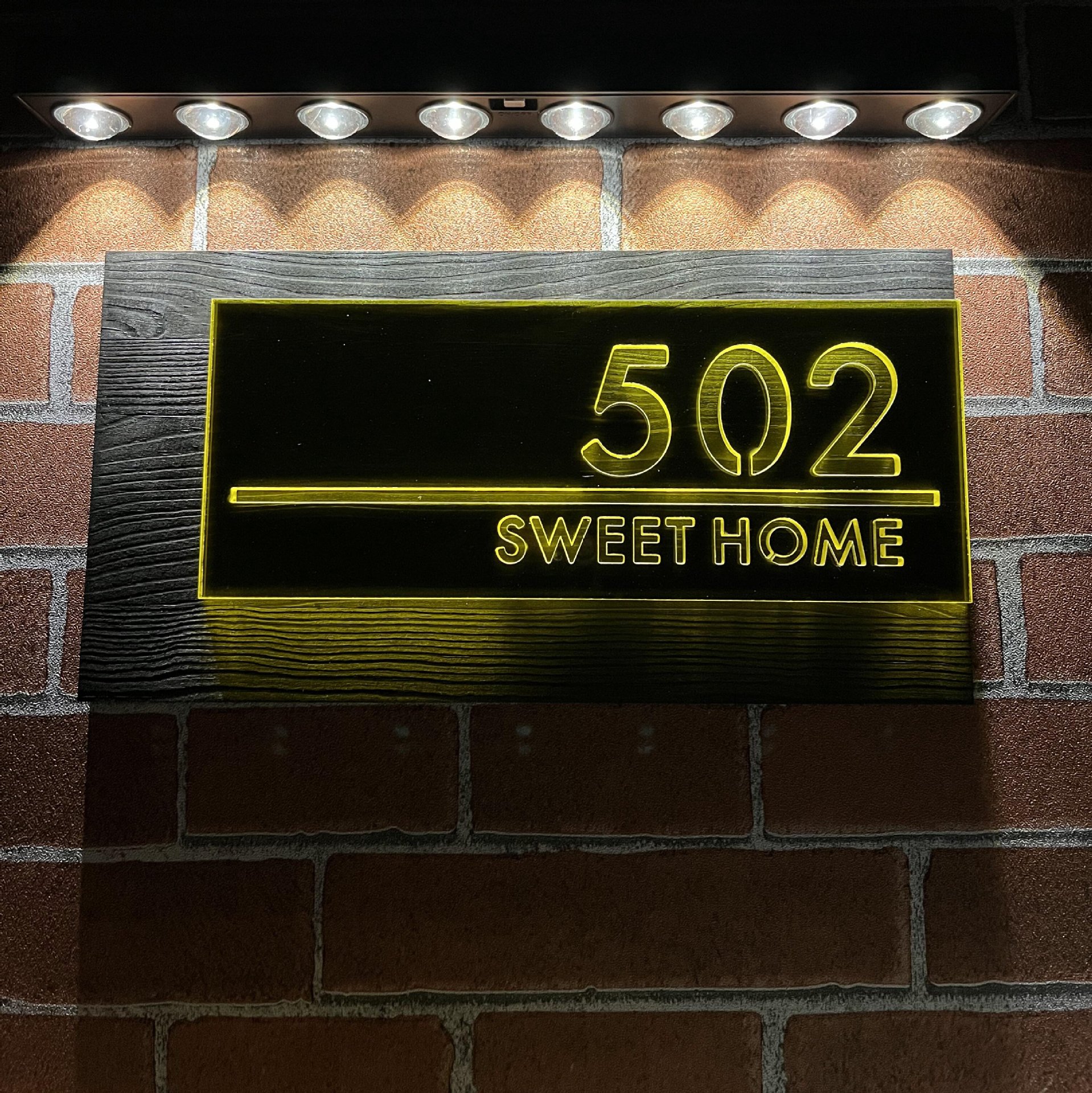 Custom Wooden Solar Powered Ad – Outdoor Power Number recenzja i cena