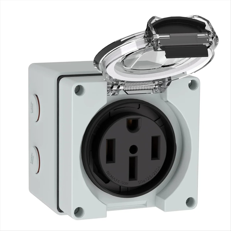 TFBC 50Amp Power Outlet Box,12 – Outdoor Power Receptacle Box recenzja i cena