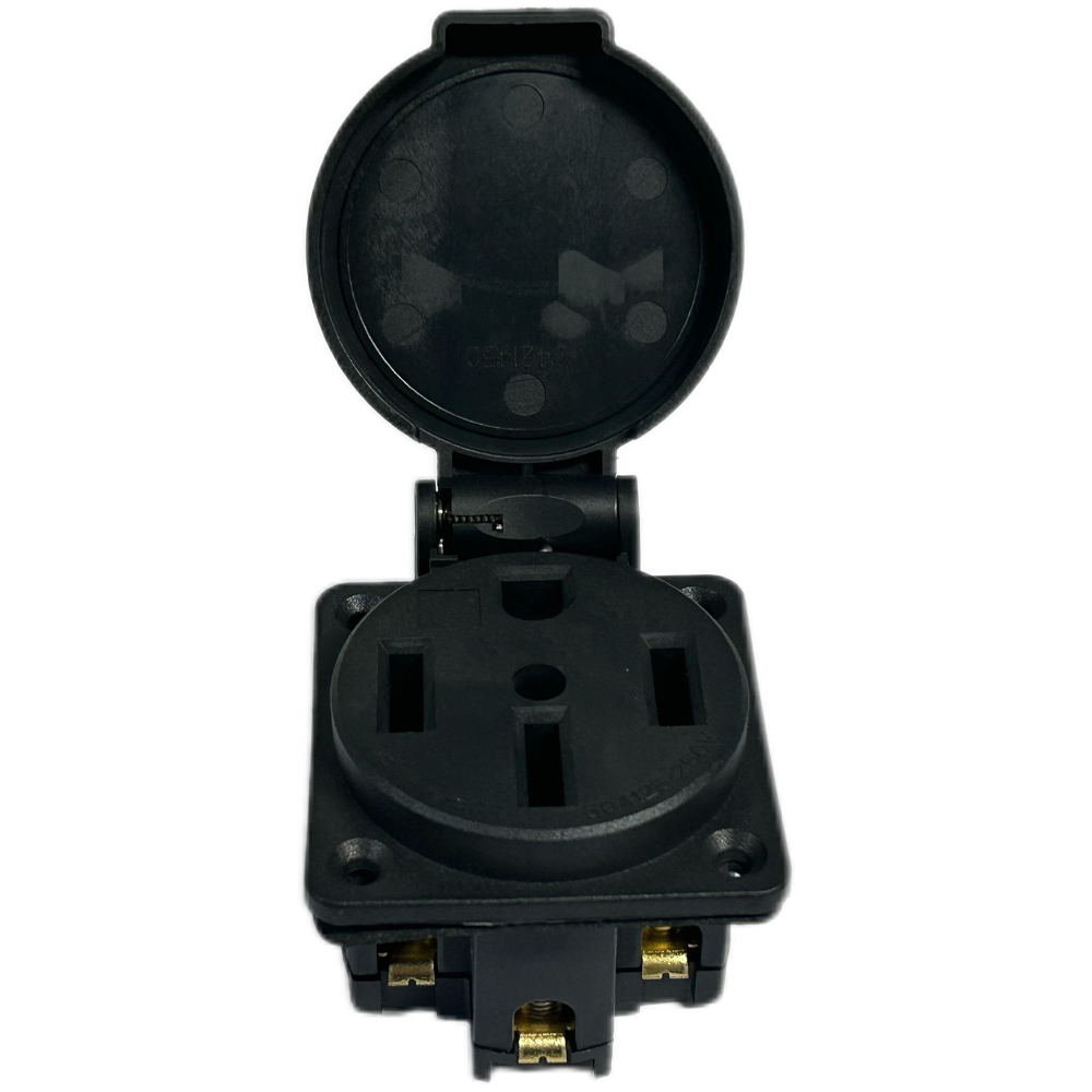 Black Waterproof 50 Amp Genera – Outdoor Power Receptacle Box recenzja i cena
