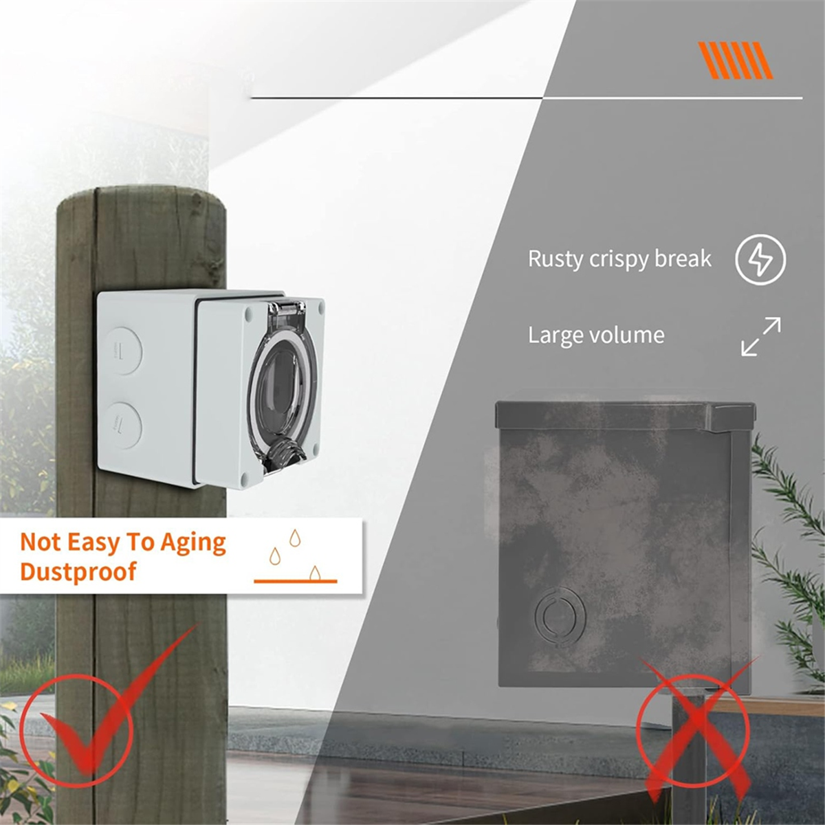 AT16 50Amp Power Outlet Box,12 – Outdoor Power Receptacle Box recenzja i cena